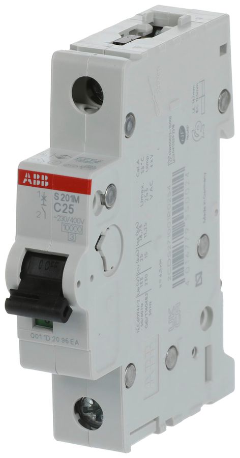 Leitungsschutzschalter ABB S201M-C25 25A C 10kA