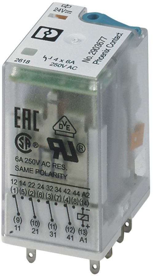 Relais industriel Phoenix Contact REL-IR4/LDP- 24DC/4X21
