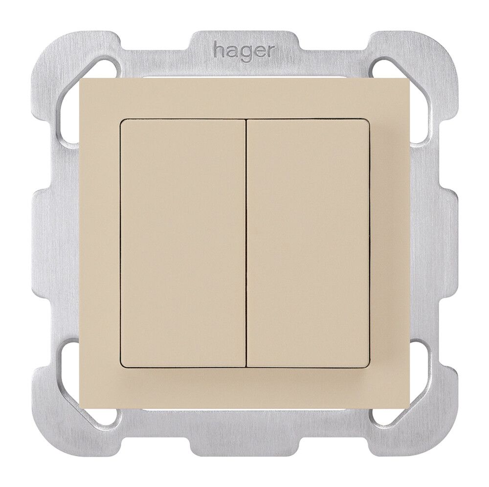 UP-Schalter kallysto 3/1P+AR/1 beige