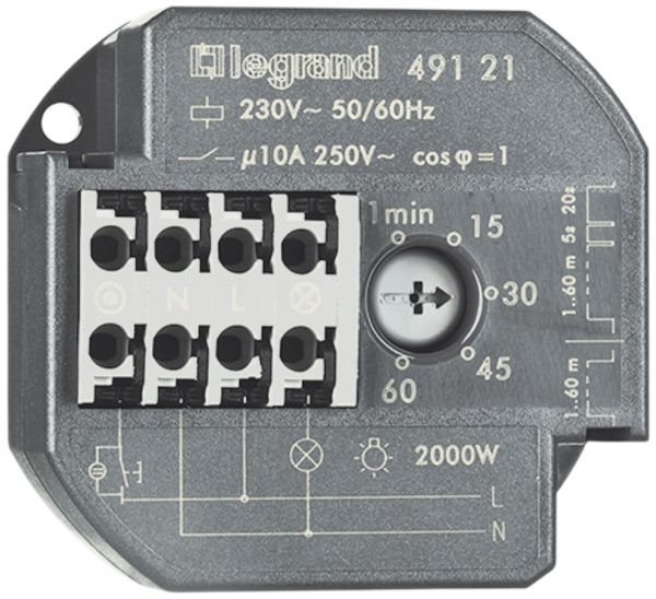 Minuterie Legrand 230VAC 10A 1…60min