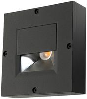 LED-Anbauleuchte SG Callisto 3W 140lm 840 IP65 DIM 110×110mm schwarz