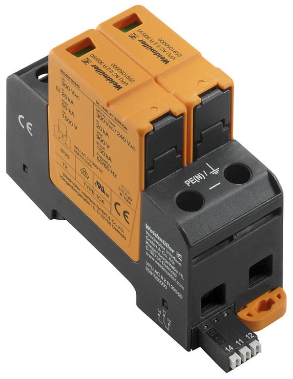Parasurtension Weidmüller VPU AC II 2 R 300/50
