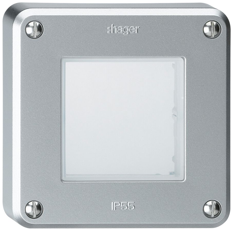 Oberteil robusto für Systo/KNX-Apparate, aluminium, IP55