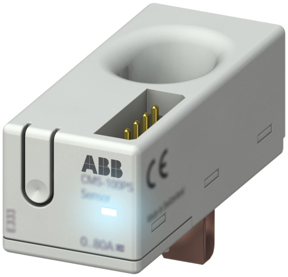 Stromsensor ABB CMS-101PS Solid-Core 1×40A, Montage auf SMISSLINE/proM, 18mm