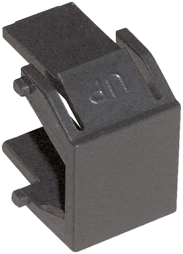 Blindabdeckung Ks Dätwyler schwarz 1 Set=10 Stück