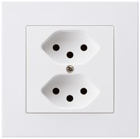 UP-Steckdose kallysto.pro 2×T13 weiss