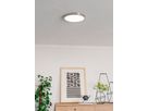 LED-Deckenleuchte Eglo FUEVA 16W 0…1800lm 2700…6500K IP44 DIM Ø278×25mm Nickel