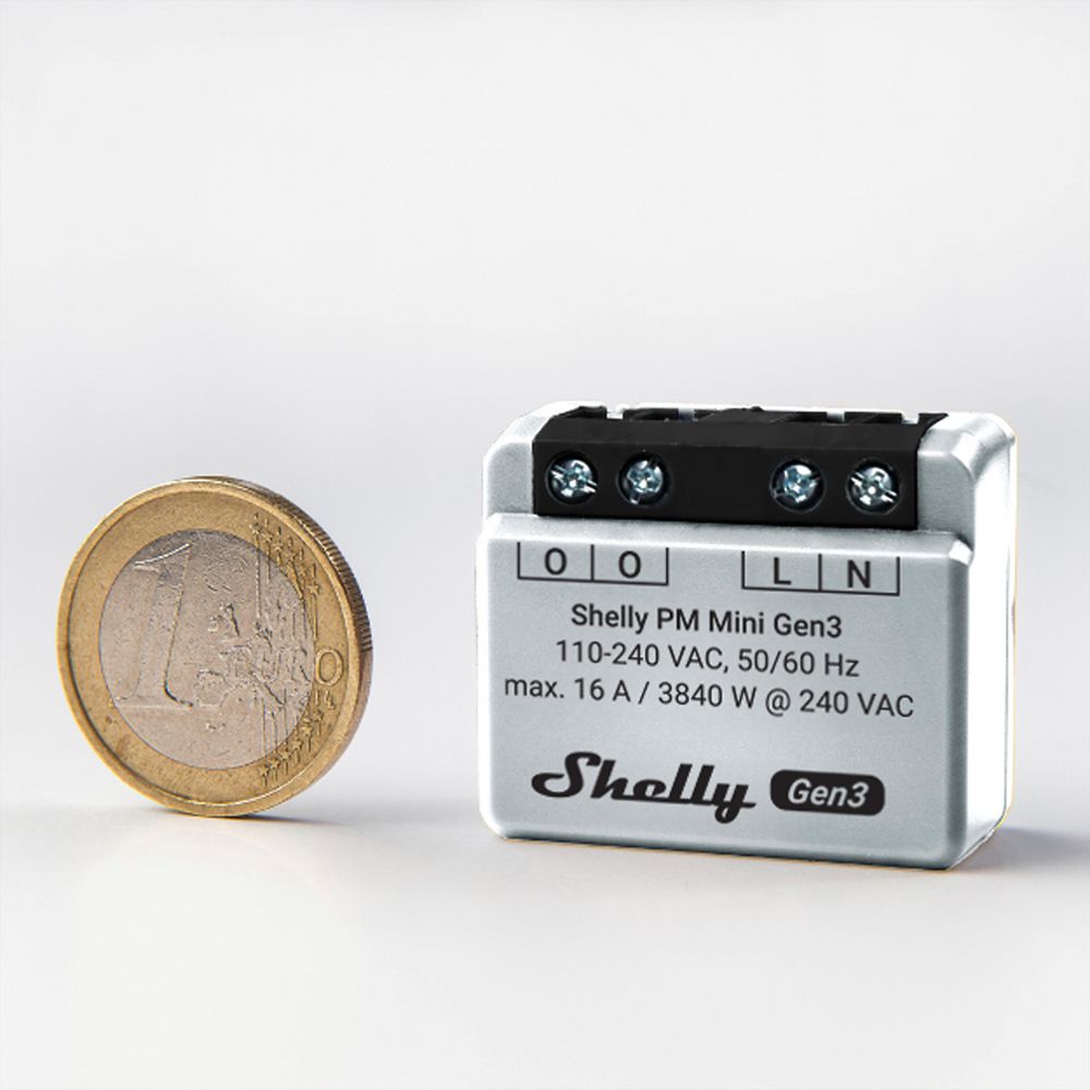 Compteur d'énergie Shelly PM Mini Gen3 (Dual Pack) directe achat