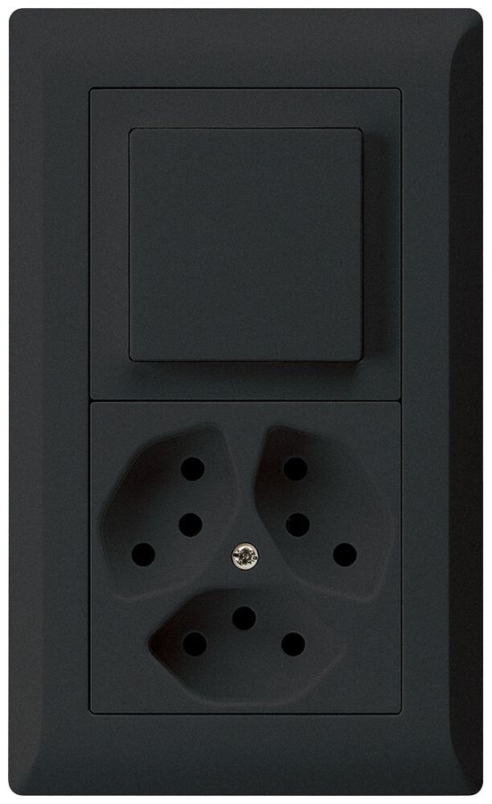 Combinaison ENC kallysto.line grd.I-I verticale poussoir+combi.S3/type 13 noir