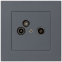 UP-Antennendose R/TV-Daten kallysto.pro 19dB anthrazit