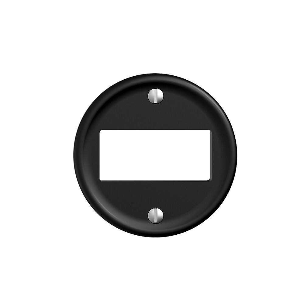 Frontset STANDARDdue Q für Bewegungsmelder pirios 180 R eco, schwarz