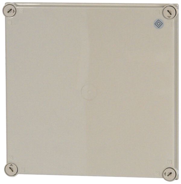 Deckel Eaton D125-CI44 375×375×25mm RAL7035 grau