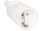 Prise mobile Schuko MAX HAURI L+N+PE 16A 250V 0.75…1.5mm² blanc