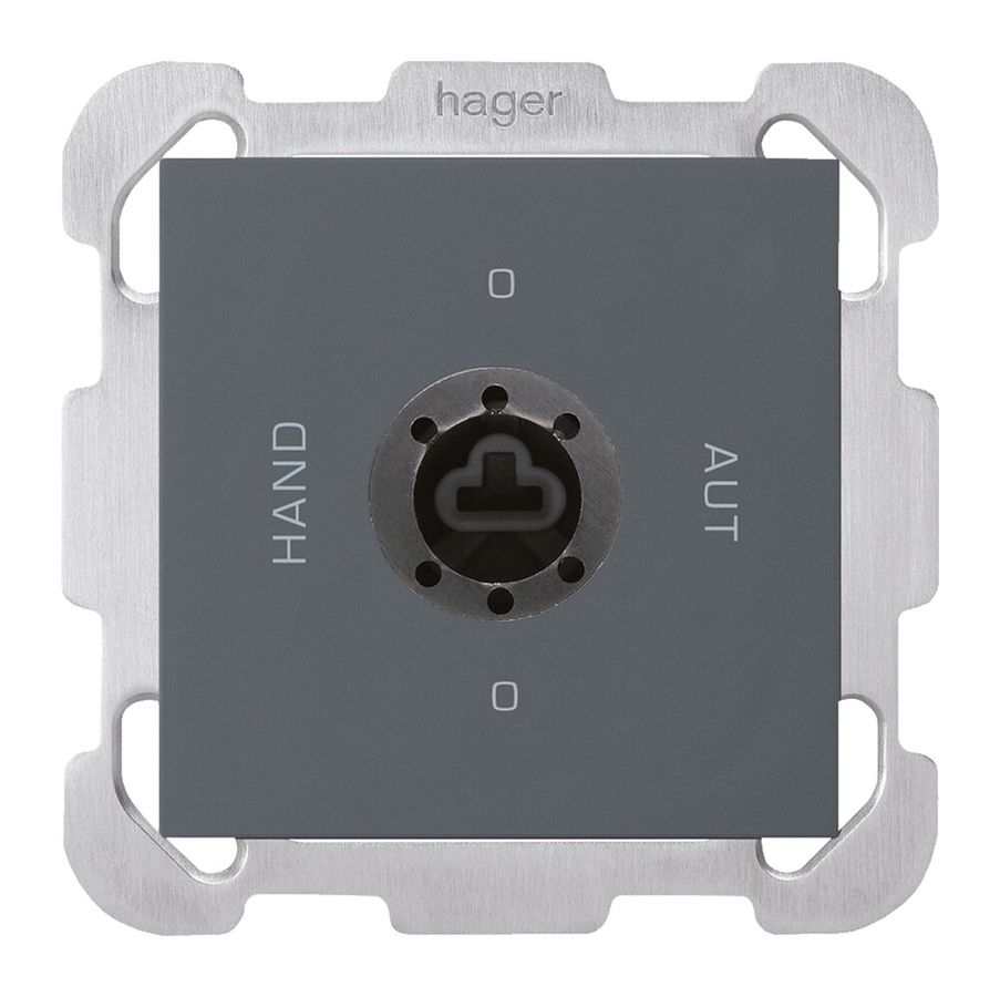 Interruttore rotativo INC 0-Hand-0-Aut. kallysto 2/1L antracite