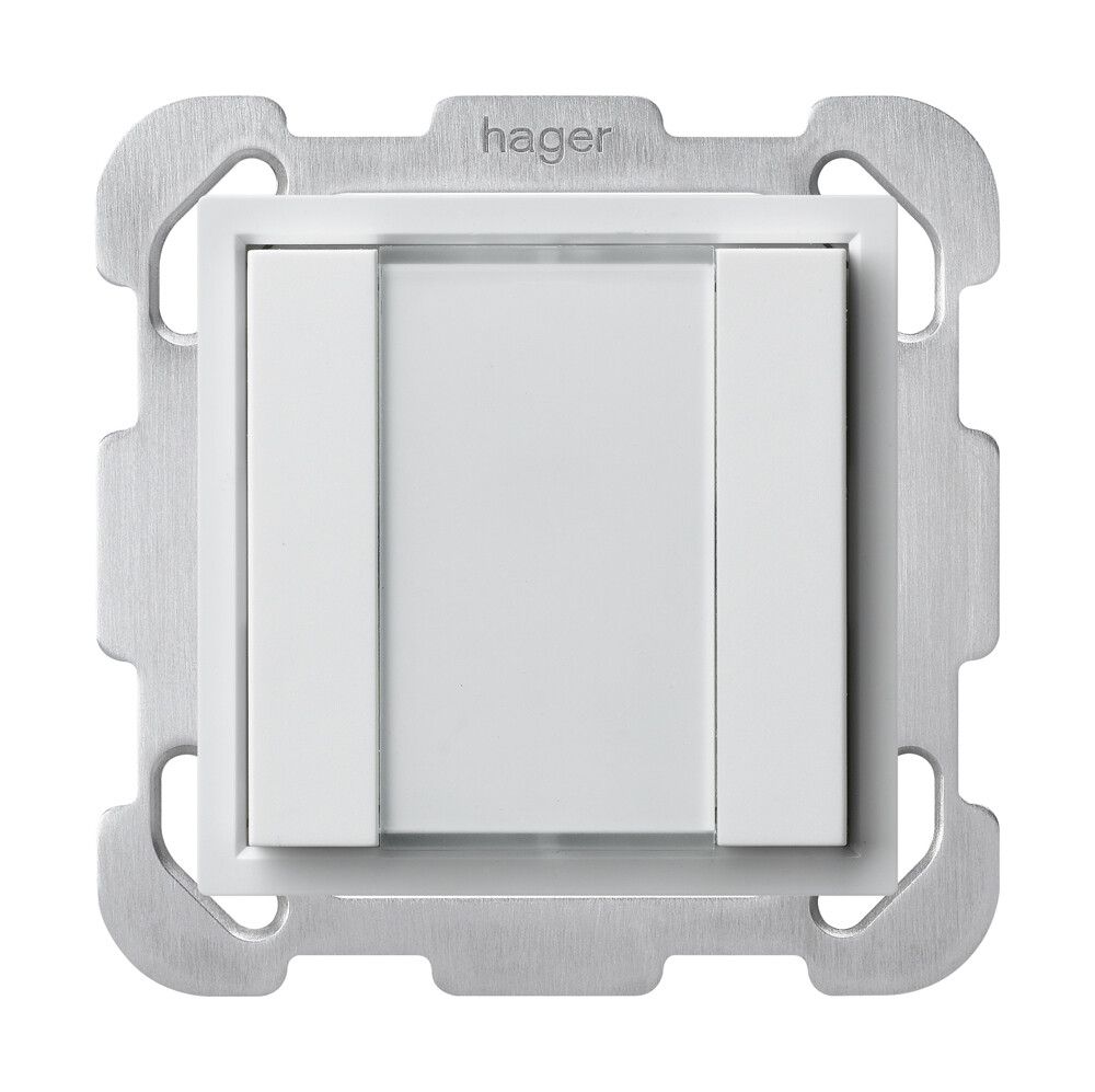 Pulsante universale INC 2×kallysto B con LED bianco