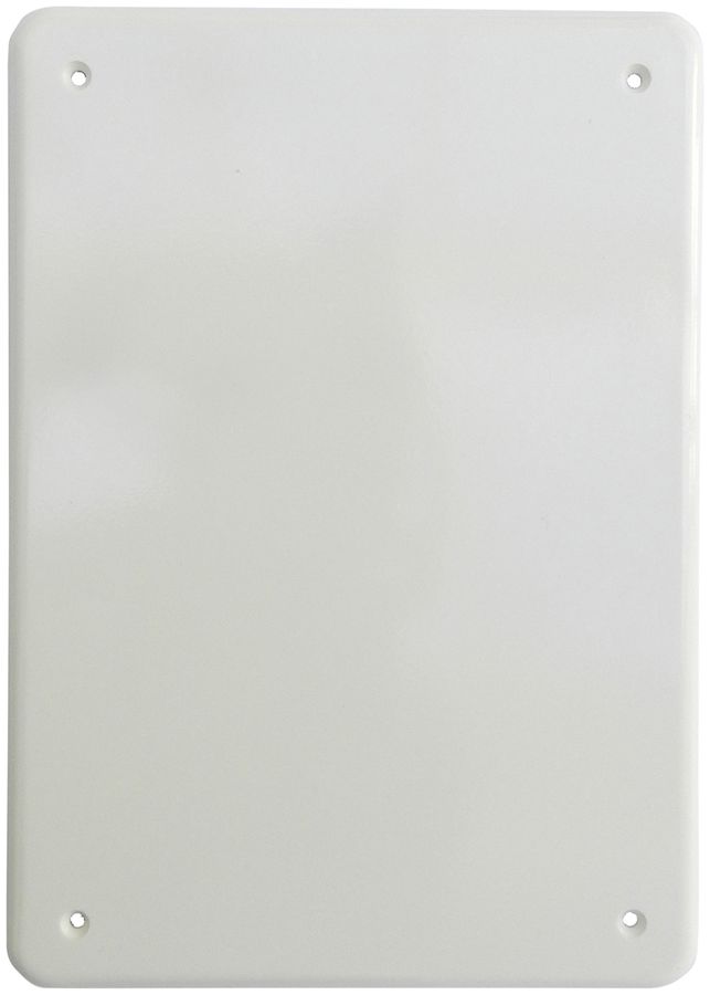 Plaque de recouvrement ENC 3×2 4 trous de fixation blanc