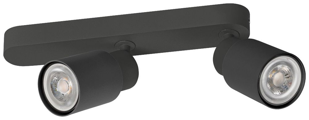 Spot SLV PURI 2.0 Tube CW GU10 2×6W REG 258×42×138mm nero