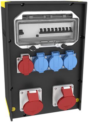 Distributeur caoutchouc Bals EVGMB 4107 3×T23.1×T25.2×CEE16