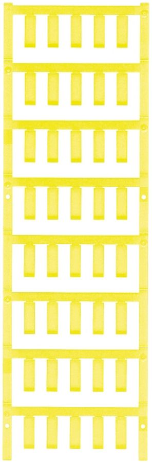 Marqueur d'appareil Weidmüller MultiCard ESG auto-adhésive 17×6mm PA66 jaune