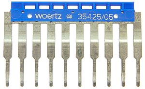 Ponti per pettine di giunzione Woertz 35425/05BL, 10L, per serie 35310/3, …