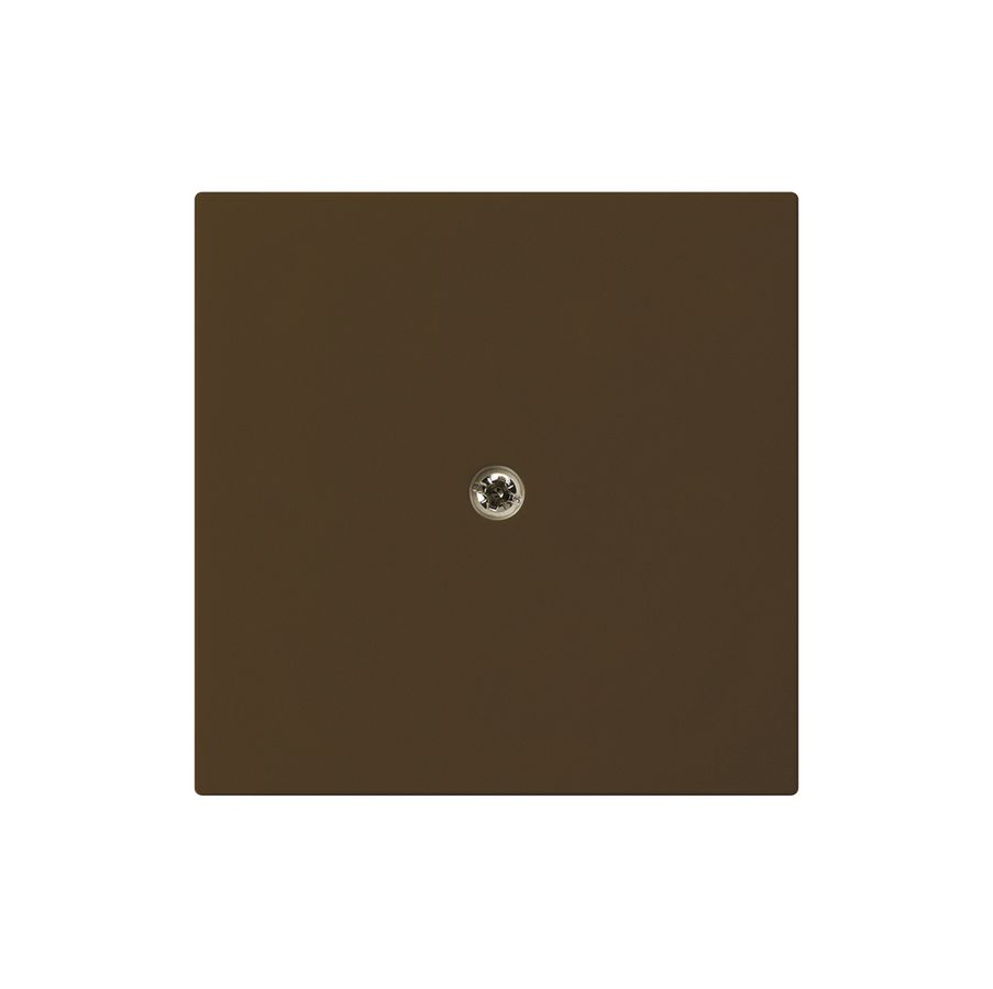 Plaque frontale pleine kallysto brun 60×60mm