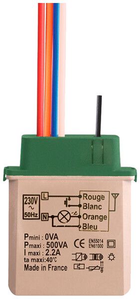 EB-RF-Dimmaktor Power YOKIS 5…300VA 500W 230V 2.4GHz