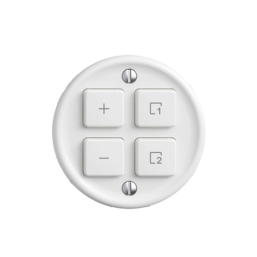 Kit copertura per dimmer 1c scena/4t Sdue Wiser bianco