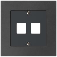 UP-Frontset HMS kallysto.pro für 2 Module schwarz