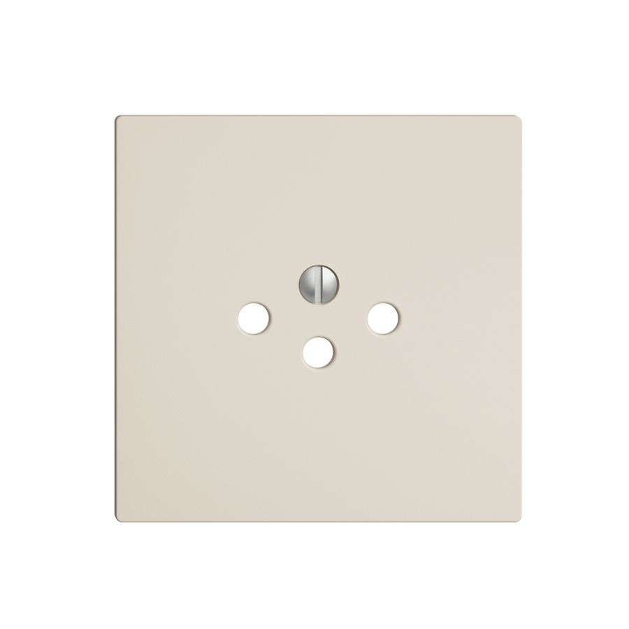 Placca frontale EDIZIOdue T12A crema orizzontale-piatto