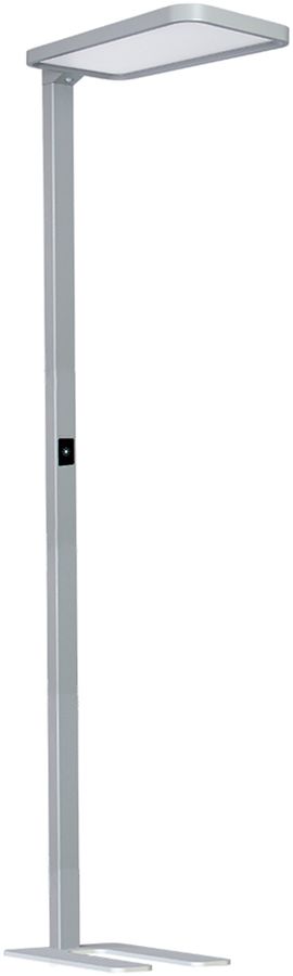 LED-Stehleuchte DOTLUX STUDIObutler 80W 8800lm 4000K silber