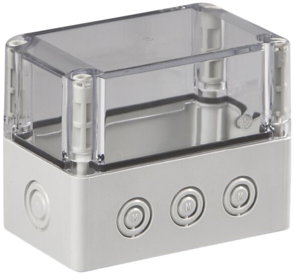 Apparategehäuse RW CUBO S 75×125×100 SPCM transparent