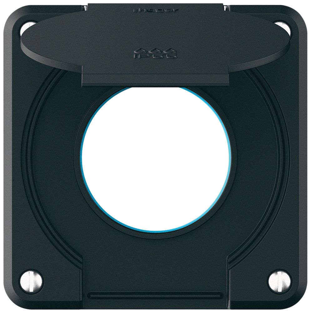 Oberteil robusto für Steckdose IP55 mit Runddichtung schwarz