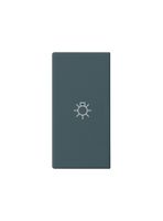 Knopf kallysto mit Symbol Licht anthrazit