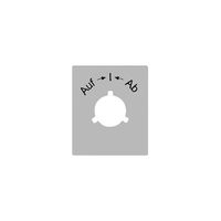 Kennscheibe FLF Auf->I<-Ab für Schwenktaster FH