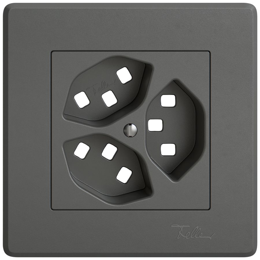 Kit de montage ENC EDIZIO.liv SNAPFIX® pour 3×T23 grf