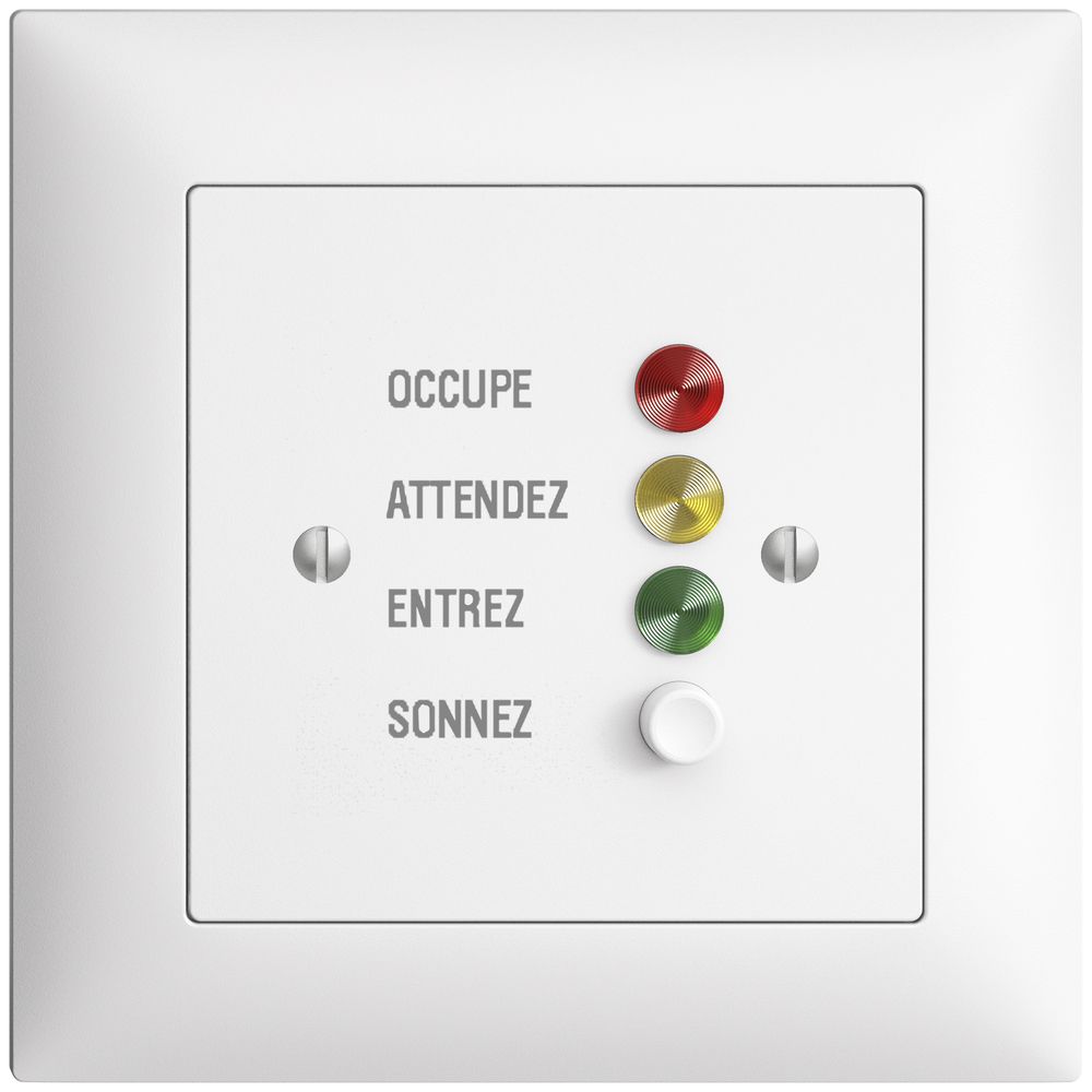 UP-Türstation für Rufleuchte franz. EDIZIOdue weiss