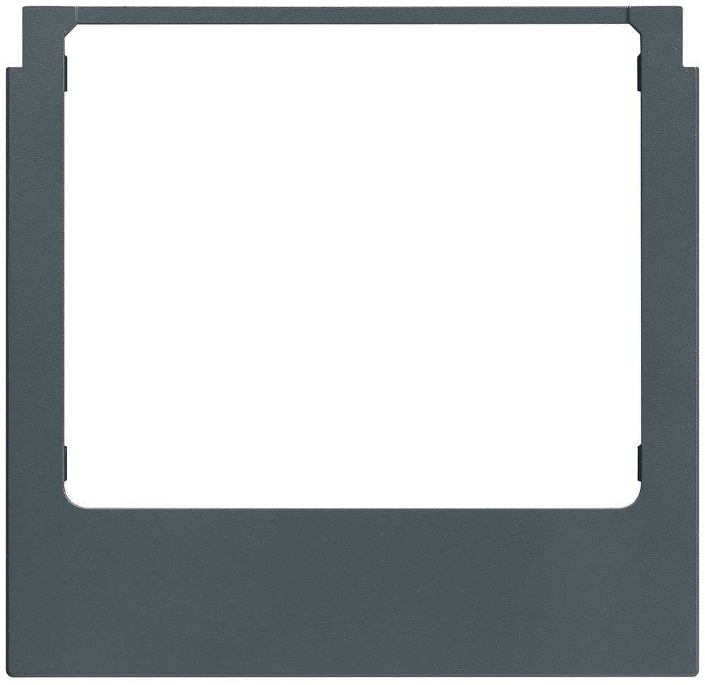 Designrahmen Audio Hager elcom.touch/elcom.fon eckig anthrazit