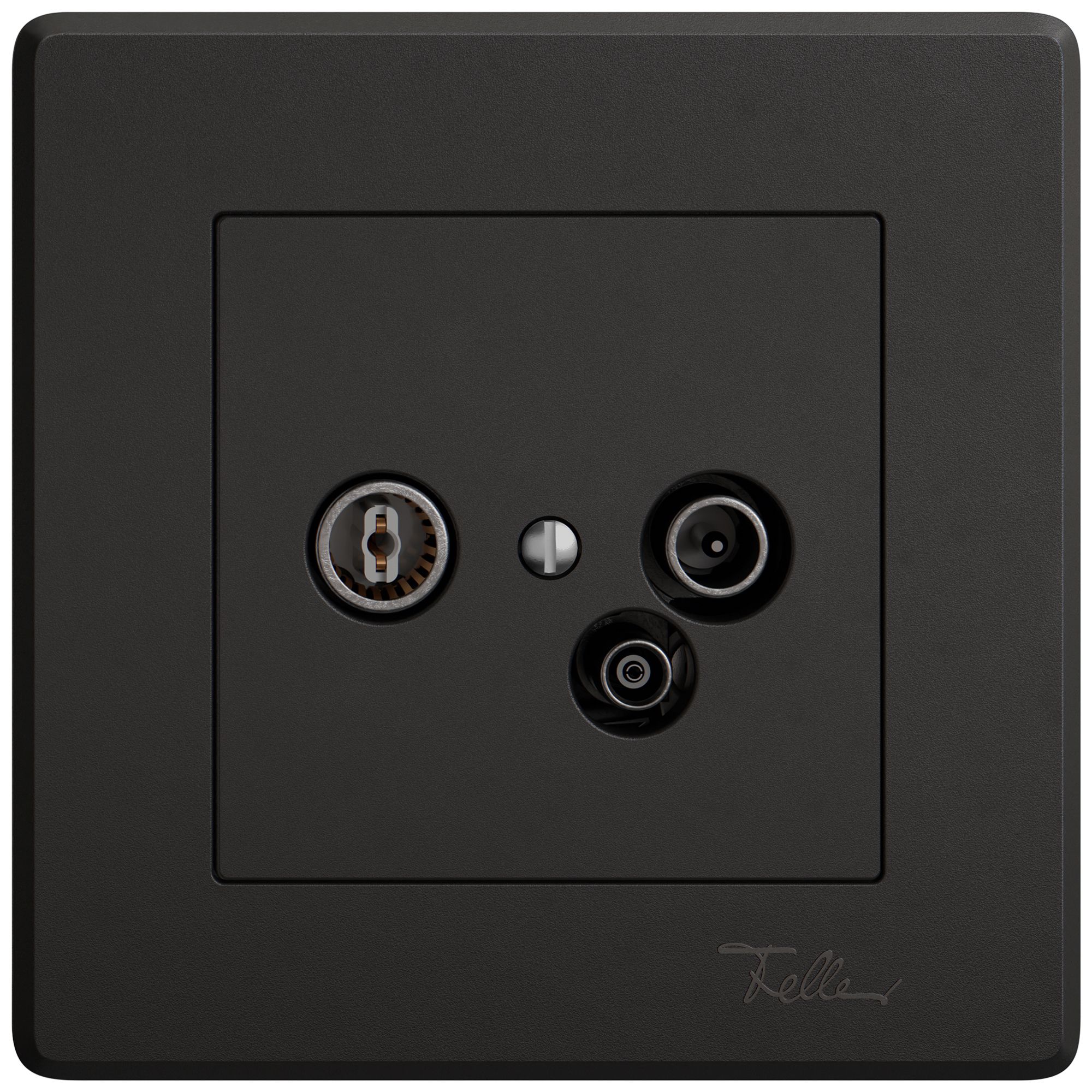 UP-Antennendose TV-R-Daten EDIZIO.liv SNAPFIX® 4dB sz