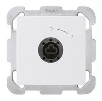 Contact pivotant ENC 0<-1/1L blanc kallysto pour serrure s.cyl.
