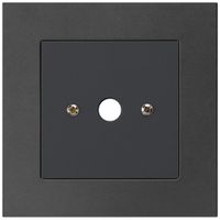 UP-Durchgangsdose kallysto.pro schwarz Ø9mm ohne Klemmeneinsatz