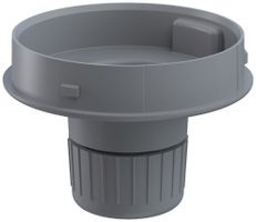 Rohradapter WERMA Midi RM, für Signalsäule, grau