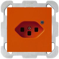 Presa INC Hager kallysto 1×T23 illuminato B arancione
