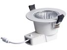 Downlight LED DOTLUX CIRCLEugr-dim, 5W, 3000…5700K, s.alimentation, COLORselect