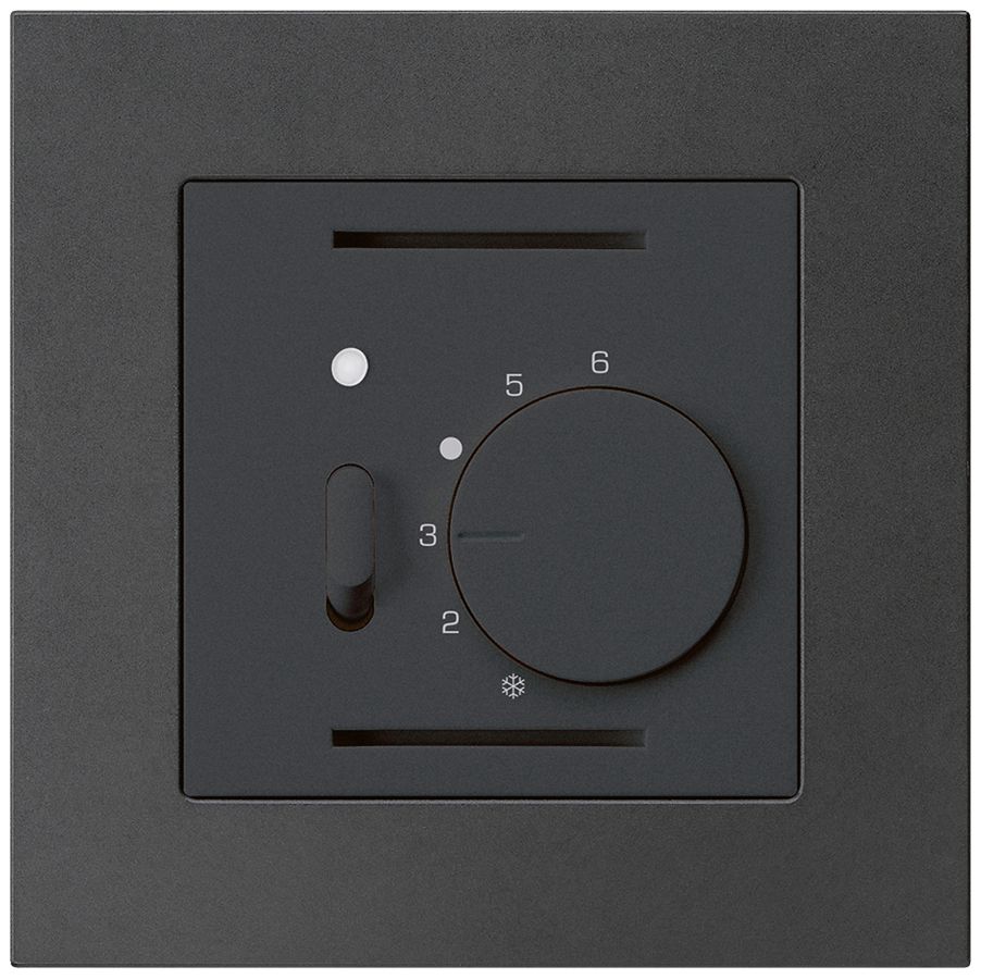 UP-Raumthermostat kallysto.pro schwarz mit Schalter