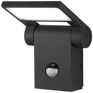 Projecteur LED ELBRO PIR 10W 750lm 3000K IP54 131×121×203mm orientable an