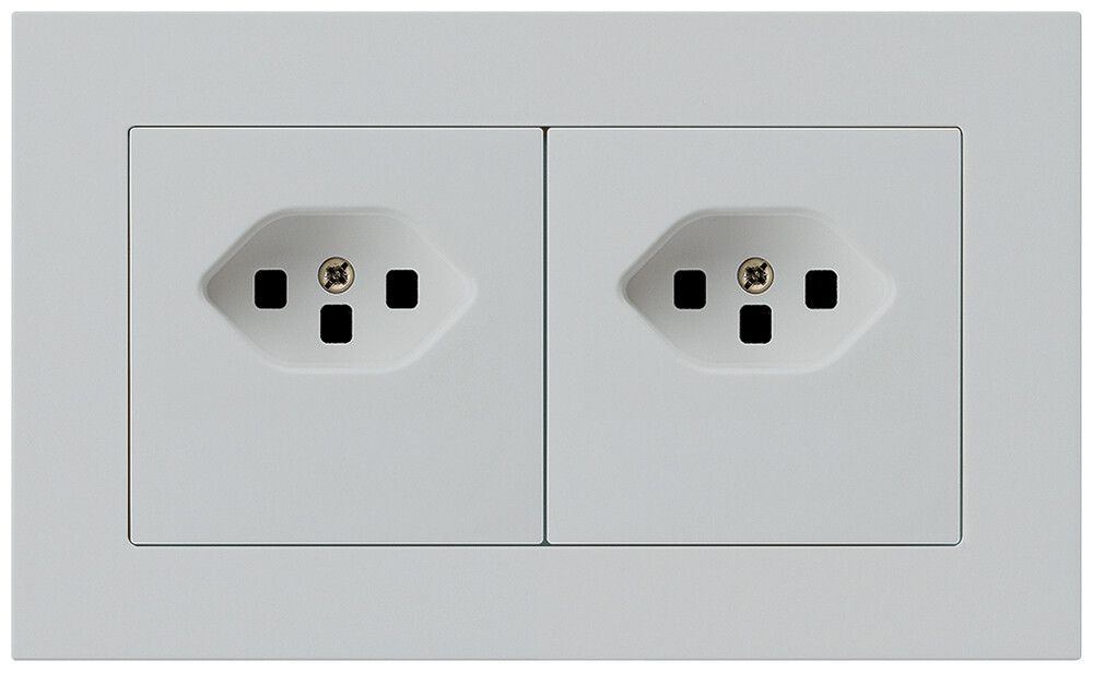 UP-Kombination kallysto.pro Gr.I-I horizontal 2×Typ 23 m.Schraubkl.C lichtgrau