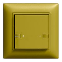 Poussoir ENC ZEP variateur univ. 1c/1t avec LED EDIZIOdue olive