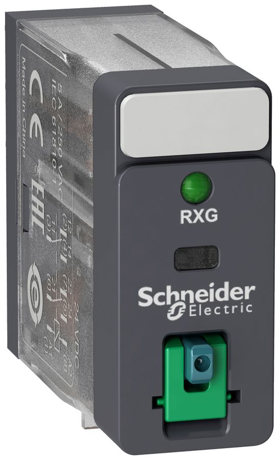 Interfacerelais RXG 2CO 5A 24VDC LED Flachsteckanschluss