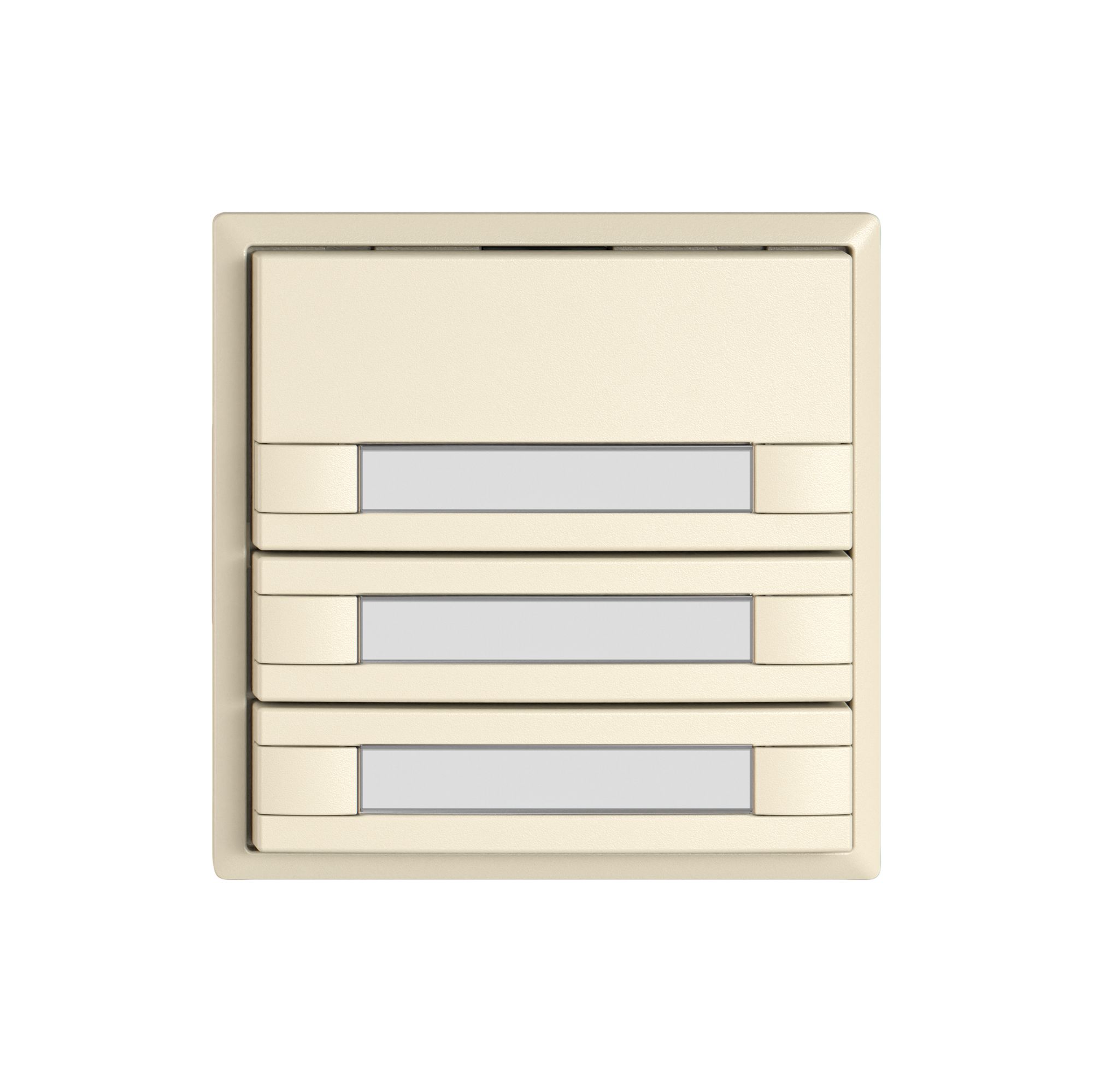 Pulsante KNX RGB EDIZIO.liv SNAPFIX® sensore temp.s.LED targ.6× com.1T cr