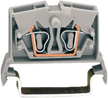Klemme 2L WAGO mini 2.5mm² grau für DIN-35